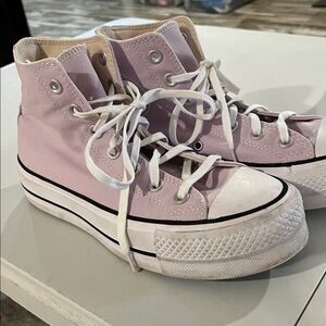 Converse Pink High-Top Athletic Shoes
